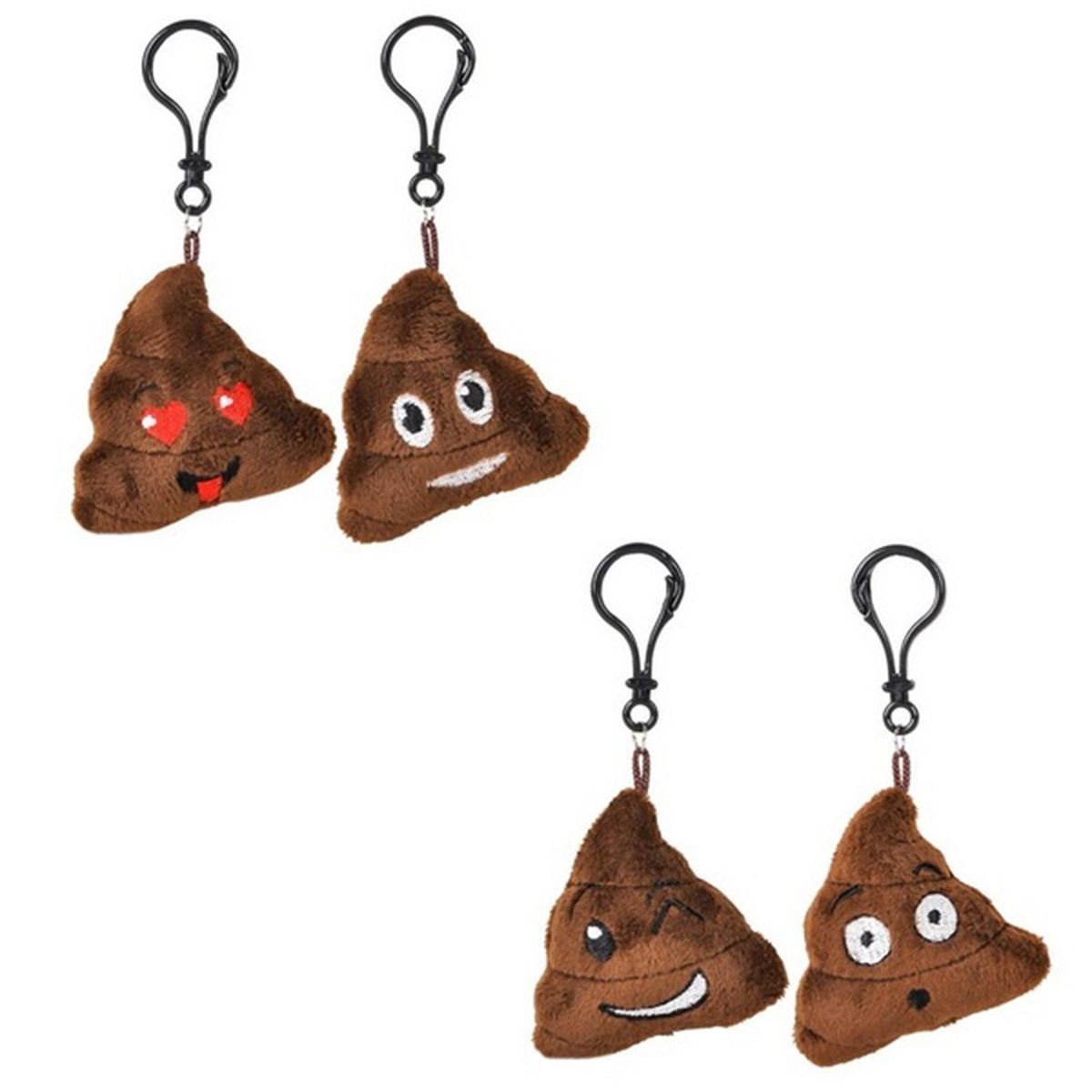 Emoticon Poop Keychain kids toys In Bulk