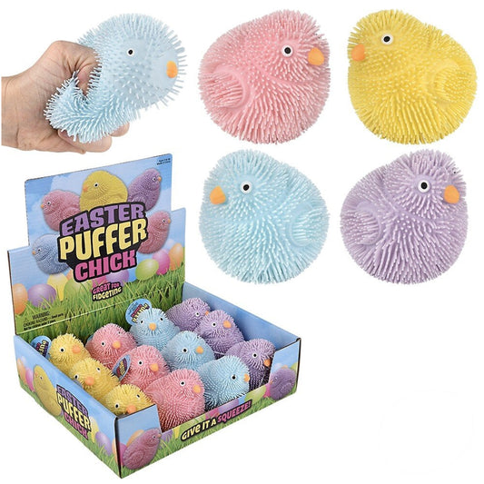 Puffer Easter Chick Kids Toys In Bulk - Assorted