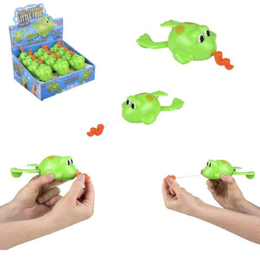 Pull String Floating Frog Bath kids toys In Bulk