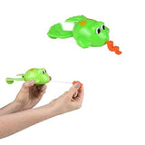 Pull String Floating Frog Bath kids toys In Bulk