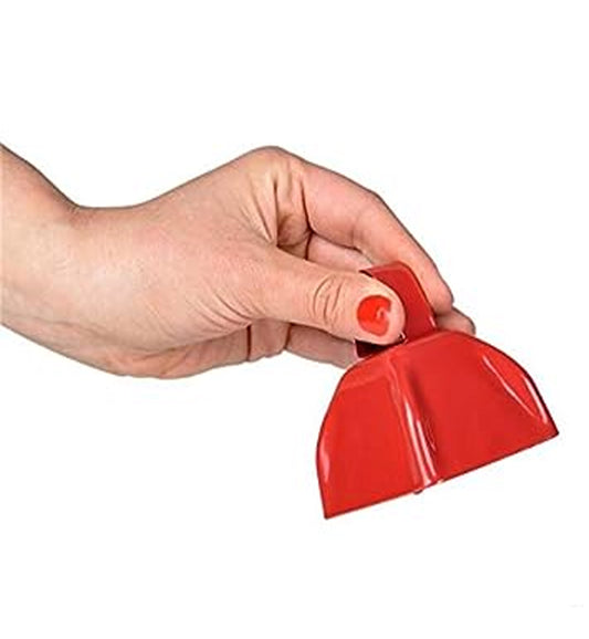 red Metal Cowbell (Sold by dozen)