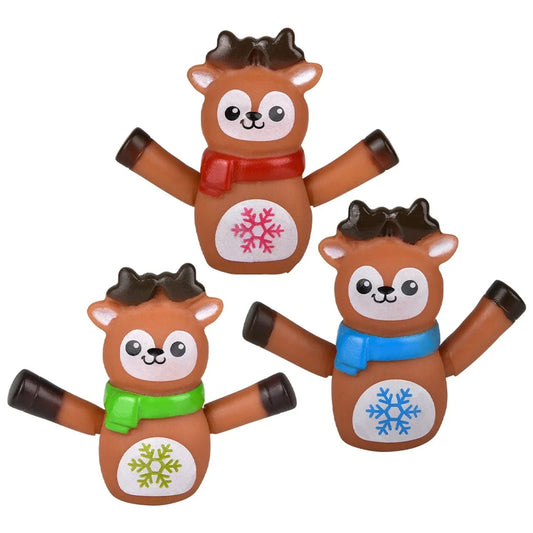 Christmas Reindeer Finger Puppet Toys- {Sold By Dozen= $11.99}