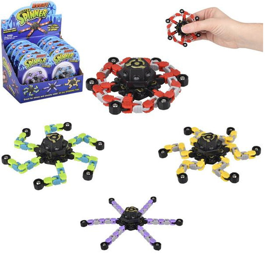 New "Wholesale 5" Robot Spinners - Sold by Dozen"