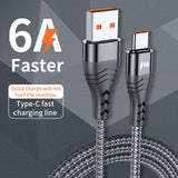 Lovebay 6A 66W USB Type C Cable Super Fast Charging