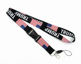 Trump Cellphone lanyard Straps Clothing Keys Chain ID cards Holder Detachable Buckle  Lanyards T001