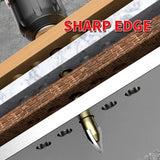 5pcs/7pcs 3-12mm Cross Hex Tile Drill Bit For Glass Concrete Ceramic Tile Hole Opener, Tungsten Carbide Hard Alloy Bits Set Tool
