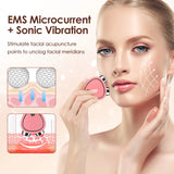 Electric Face Lift Roller Massager EMS Microcurrent Sonic Vibration Facial Lifting Skin Tighten Massage Portable Beauty Devices
