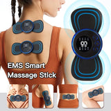Electric Pulse Neck Massager Cervical Massage Patch Back Sticker Muscle Stimulator Portable Relax Massageador