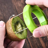 1007GG Creative Kiwi Cutter Knife Kitchen Fruit Slicer Peeler Scooper Detachable Salad Cooking Tools Lemon Kiwi Peeling Kitchen Gadgets