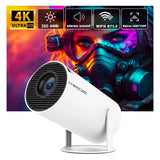 Transpeed 4K Wifi6 Projector Android 11 260 ANSI Dual WIFI Allwinner H713 BT5.0 1280*720P Home Cinema Outdoor portable HY300 Pro