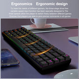 E-YOOSO Z686 RGB USB 60% Mini slim Mechanical Gaming Wired Keyboard Red Switch 68 Keys Gamer for Compute PC Laptop