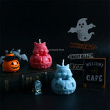 0709BA Pumpkin Halloween Silicone Mold for Diy Soap Resin Candle Chocolate Candy Jelly Ice Cube Mold Handmade Crafts