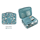 Portable Needlework Storage Bag Mesh Divider Pouch Yarn Knitting Tools Organizer Cases Storage DIY Apparel Travel Wash Bag