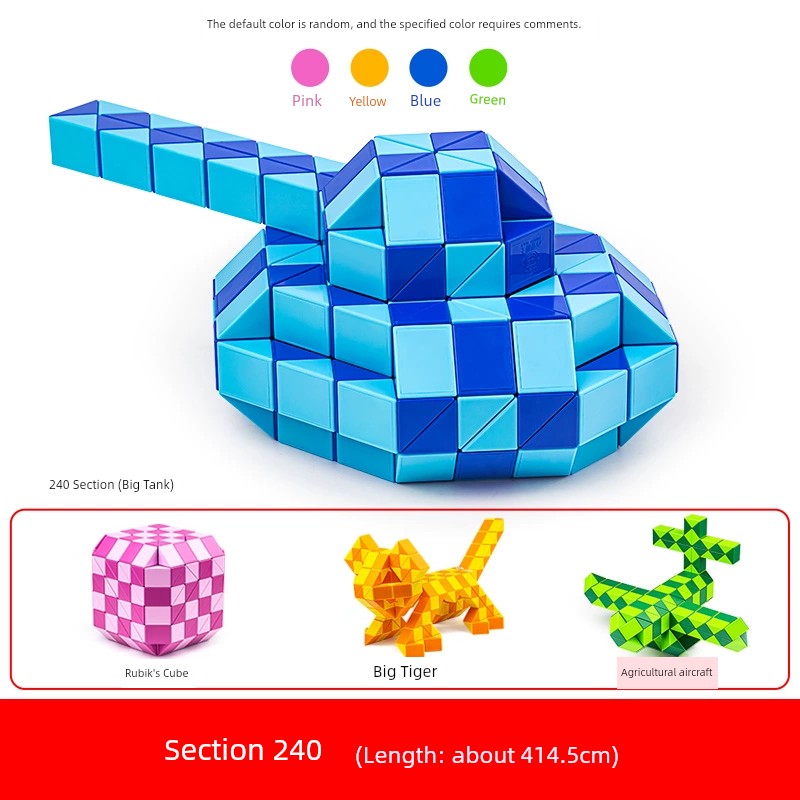 Rubik's Snake 72 Segment 96 Segment 108 Segment 120 Segment