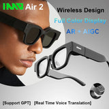 INMO Air 2 Wireless AR Glasses Full Color Display Smart Translation Glasses with Translation AIGC Portable for Office Speech