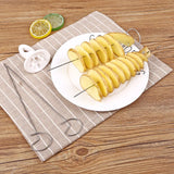 1007GG Potato Spiral Cutter Cucumber Slicer Kitchen Accessories Vegetable Spiralizer Spiral Potato Cutter Slicer Kitchen Gadgets