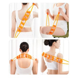 Plastic Back Puller Fitness Thin Back Shoulder Waist Massager Manual Roller Massage Gua Sha Tools Back Massage Artifact