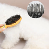 Dog Comb Pet Hair Remover Double-sided Combs for Cats Cleaning Tools