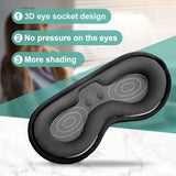 Electric Heated Eye Mask Relieve Fatigue Dilute Dark Circles 3D Warm Therapy Eye Shade Massager Shading Blindfold Sleep Aids