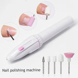 5 In 1 Nail Drill Machine Electric Nail Polisher Manicure Pedicure Grinding Polishing Nail Art Sanding File Pen Tools Machine
