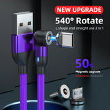 SZYUPXIN Magnetic USB Cable 3 In 1 Micro USB Charger