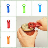 Multi Color Topless Can Opener Household Plastic Trump Shape Corkscrew Topless Long Handle Bottle Opener Kitchen Table