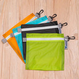 Outdoor Waterproof Zipper Bag With Hook Swimming Ski Drift Diving Pack Sports Travel Cosmetic Organizer Bag Cover Rain Backpack