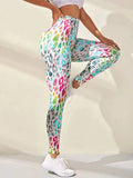 New 3D Print Tie Dye Sports Pants Women Seamless Leggings