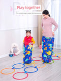 Kindergarten Sensory Training Equipment Kids For Home Hopscotch Gingham Circle High Jump Outdoor Sports Toys Physical Fitness