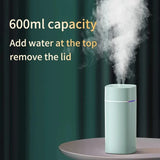 Creative Dual Nozzle Humidifier Desktop Home Bedroom Car Aromatherapy Silent Oil Diffuser Usb 7 Color Ambient Light