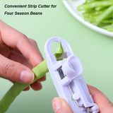 1007GG Green Bean Slicer Cutter Cut Fruit Vegetable Stringer Peeler Remover for Easy Kitchen Gadgets Kitchen Accessories