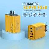 120W Fast Charger Type C Quick Charge 3.0 USB Charger Adapter For iPhone PD Samsung Xiaomi USB Charger Fast Charging 2024