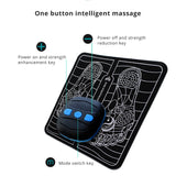 EMS Foot Massager Electric Massage Mat for Feet Pain Relief Tens Electrostimulator Pad Muscle Stimulator Blood Circulation