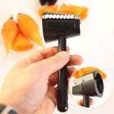 Creative Manual Spiral Slicers Vegetable Cutter Spiral Peeler Fruits Device Cooking Gadget Kitchen Roll Flower Decorative Tool