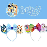 ERROR Bluey friends headband children's headband cute bingo Mickey ears headband amusement park decorative headband Birthday gifts