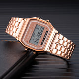 2024 Digital Watches For Men Sports Waterproof Bracelet Clock Gold Electronice LED Wristwatch Women Casucal montre homme relogio