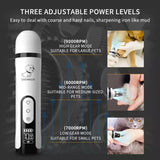 2307GP Electric Pet Nail Grinder LED Light Cat Dogs Nail Clippers USB Rechargeable Paws Nail Cutter Grooming Trimmer Pet Supplies