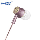 NICEHCK YD520 IEM In-ear Earphone Aluminum Alloy Metal HIFI Microphone Earbud 10mm PET Dynamic Headset Bass Balanced Vocal Music