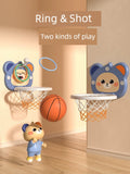 2307TA For Home Baby Boy and Girl 1-2 Mute Basketball Hoop