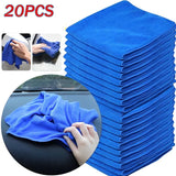 dsr 1-20Pcs Microfiber Towels Car Wash Drying Cloth Towel Household Cleaning Cloths Auto Detailing Polishing Cloth Home Clean Tools