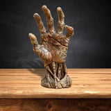 2307BA Halloween Desk Decor Spooky Zombie Hand Ornament for Halloween Prop Trick Toy Gift Non-toxic Thrilling Palm for Prank for A