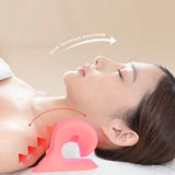Cervical Traction Pillow for Neck Pain Relief and Muscle Relaxation Professional Neck Massager for Relaxing and Soothing Fatigue