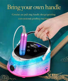 Rechargeable Nail Drill Machine 35000 RPM Nail Gel Polisher Portable Nail Drill For Manicure Milling Machine