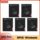 5PCS Lenovo GM2 Pro Bluetooth 5.3 Earphones Sports Headset Wireless In-Ear Gaming Low Latency Dual Mode Music Headphones New