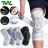 1PC Knee Support Braces Strap Elastic Sport Bandage Compression Protector Pad Relieves Gym Fitness KneePads Injuries Volleyball