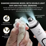 2307GP Electric Pet Nail Grinder LED Light Cat Dogs Nail Clippers USB Rechargeable Paws Nail Cutter Grooming Trimmer Pet Supplies