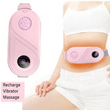 Waist Massager Warm Uterine Electric Period Cramp Massager Vibrator Heating for Menstrual Relief Belt Care Waist Stomach