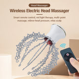 Wireless 12-Claws Electric Head Massager Vibration Massage Head Massage Device Relieve Head Fatigue Scalp Relaxation Health Care