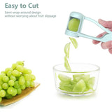 1007GG Tomato Slicer Cutter Grape Tools Cherry Fruit Salad Splitter Artifact for Toddlers Small Kitchen Accessories Cut Gadget for Baby