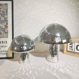 Disco Mushrooms Bedroom Decoration Mirror Mushroom Modern Home Decor Party Decorations Retro Reflective Mushroom Home Decor